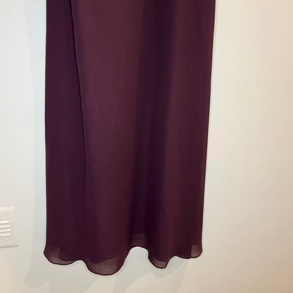 Womens Y2K Velvet Burnout Arianna By Rachel Kaye A-Line Maxi Dress Size 4 Formal - Picture 5 of 9